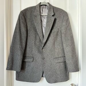 Club Room Men's gray 100% Camel Hair Sport Coat Jacket BLAZER Size 42R